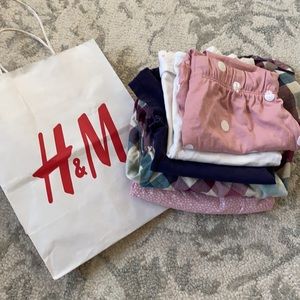 H&M Girl Summer clothes, size 12-18 months.